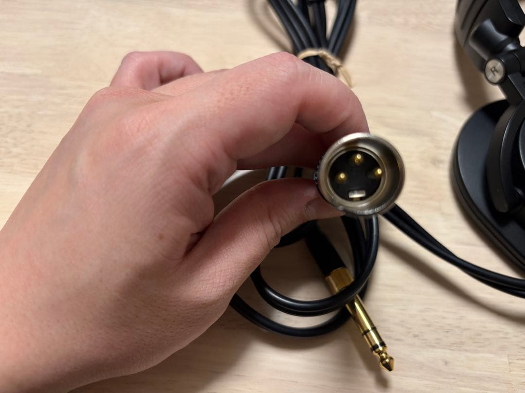 Audio-Technica ATH-M50x 有線ヘッドセット+イヤーパッド付