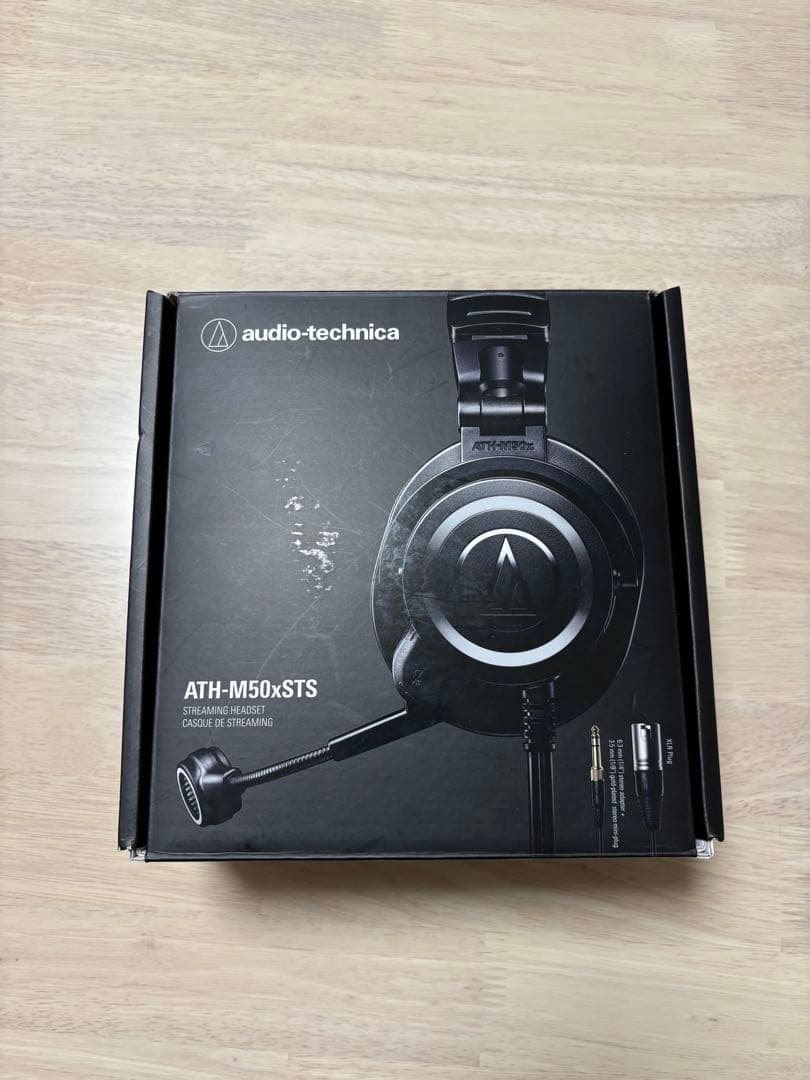 Audio-Technica ATH-M50x 有線ヘッドセット+イヤーパッド付