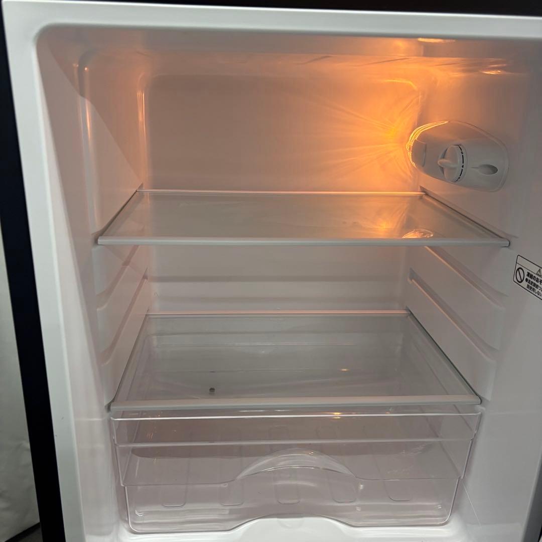 92❤️　冷蔵庫　洗濯機　電子レンジ　セット　25年　ニトリ　黒　綺麗　設置無料