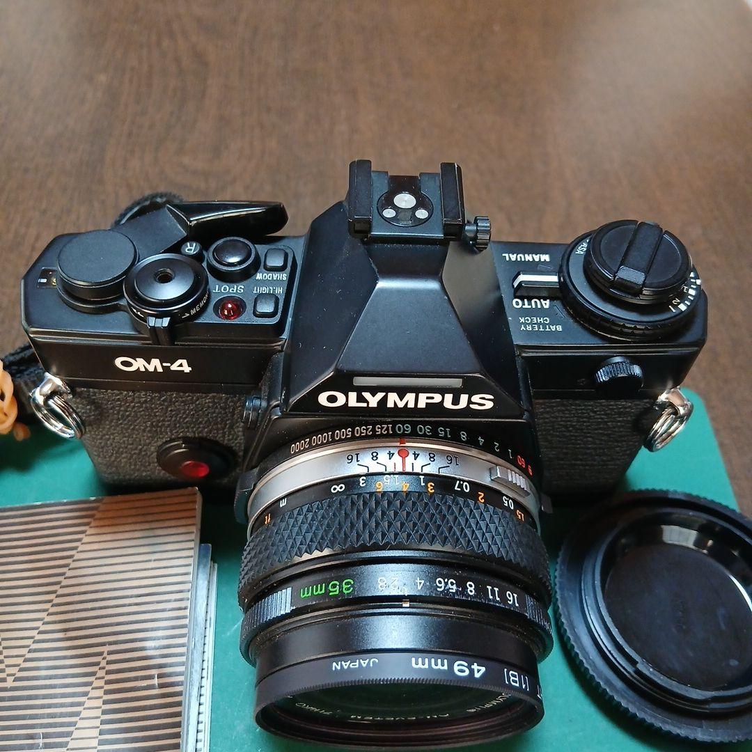 OLYMPUS OM-4 一眼レフカメラ 、ZUIKO 35/2.8レンズ
