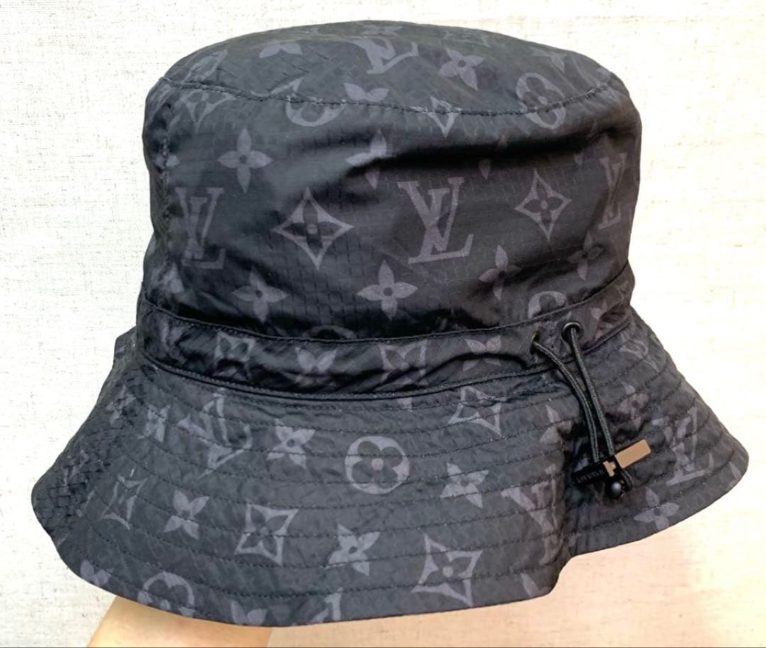 ルイヴィトン モノグラム ナイロン バケットハット