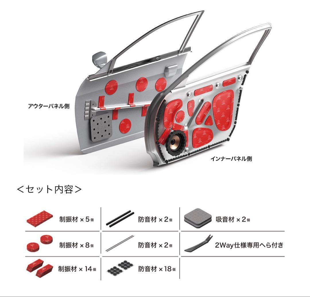 オーディオテクニカ　AT-AQ750 ドアチューニングキット