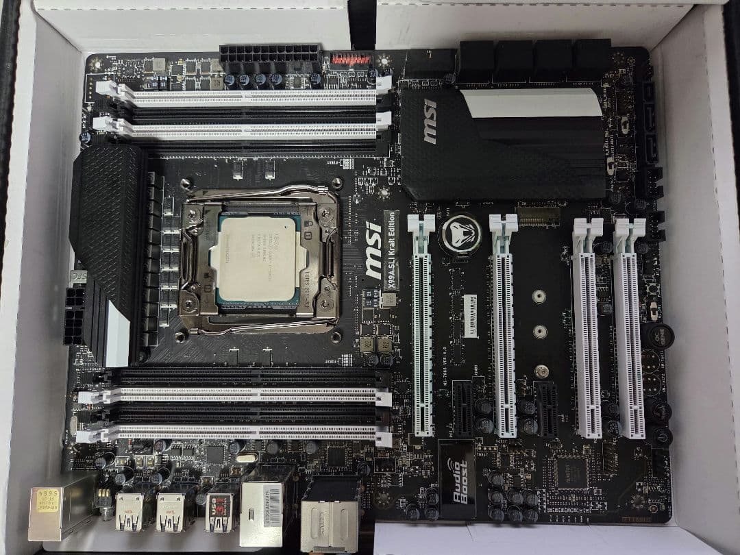 マザーボード CPU i7-5960x +MSI X99A SLI Krait Edition