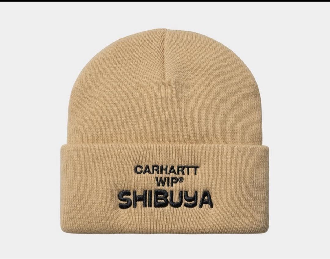 ベージュ ☆ Carhartt Shibuya オープン記念 / ビーニー ☆