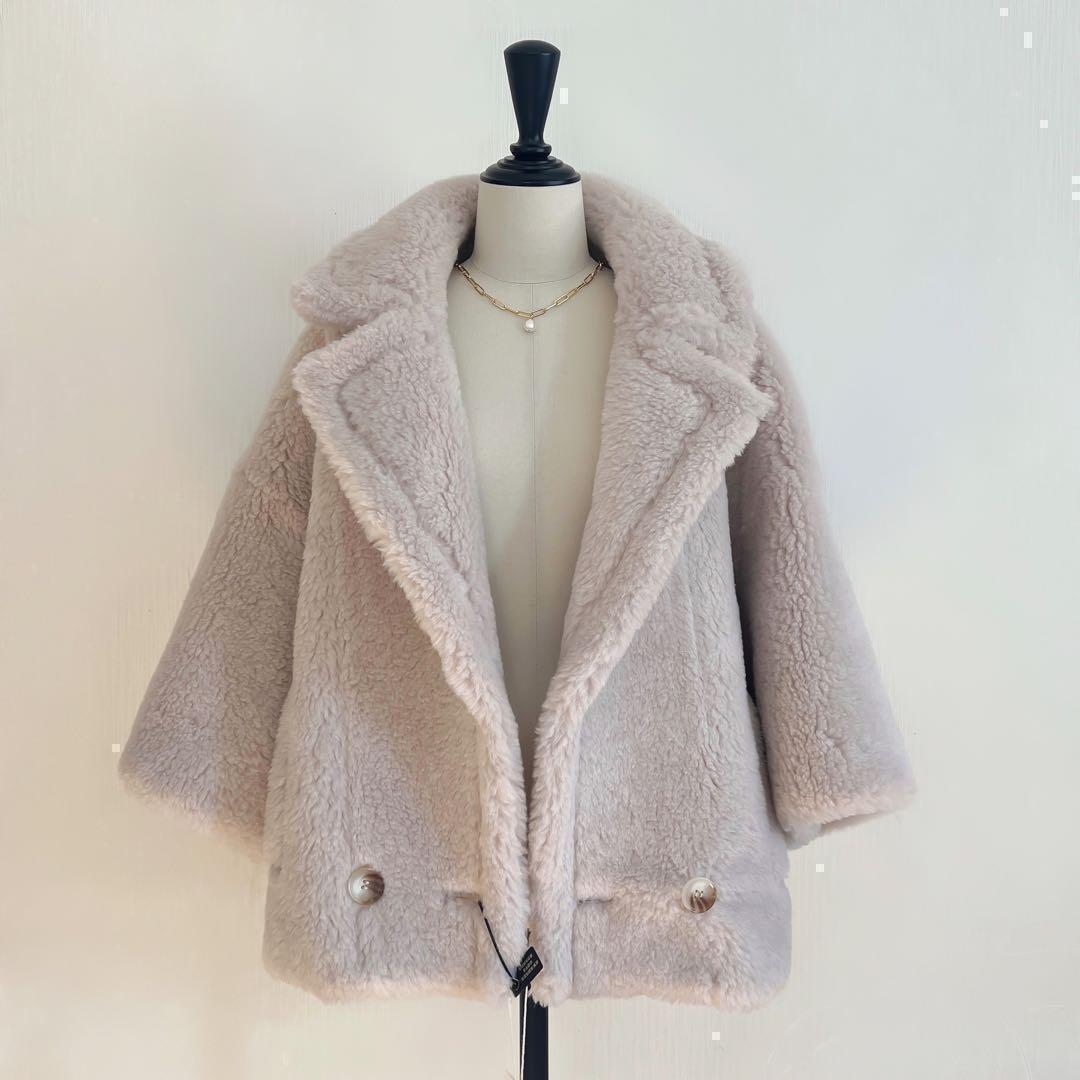 新品未使用 ベアテーラードコート アルパカ素材 MaxMaraお好きな方