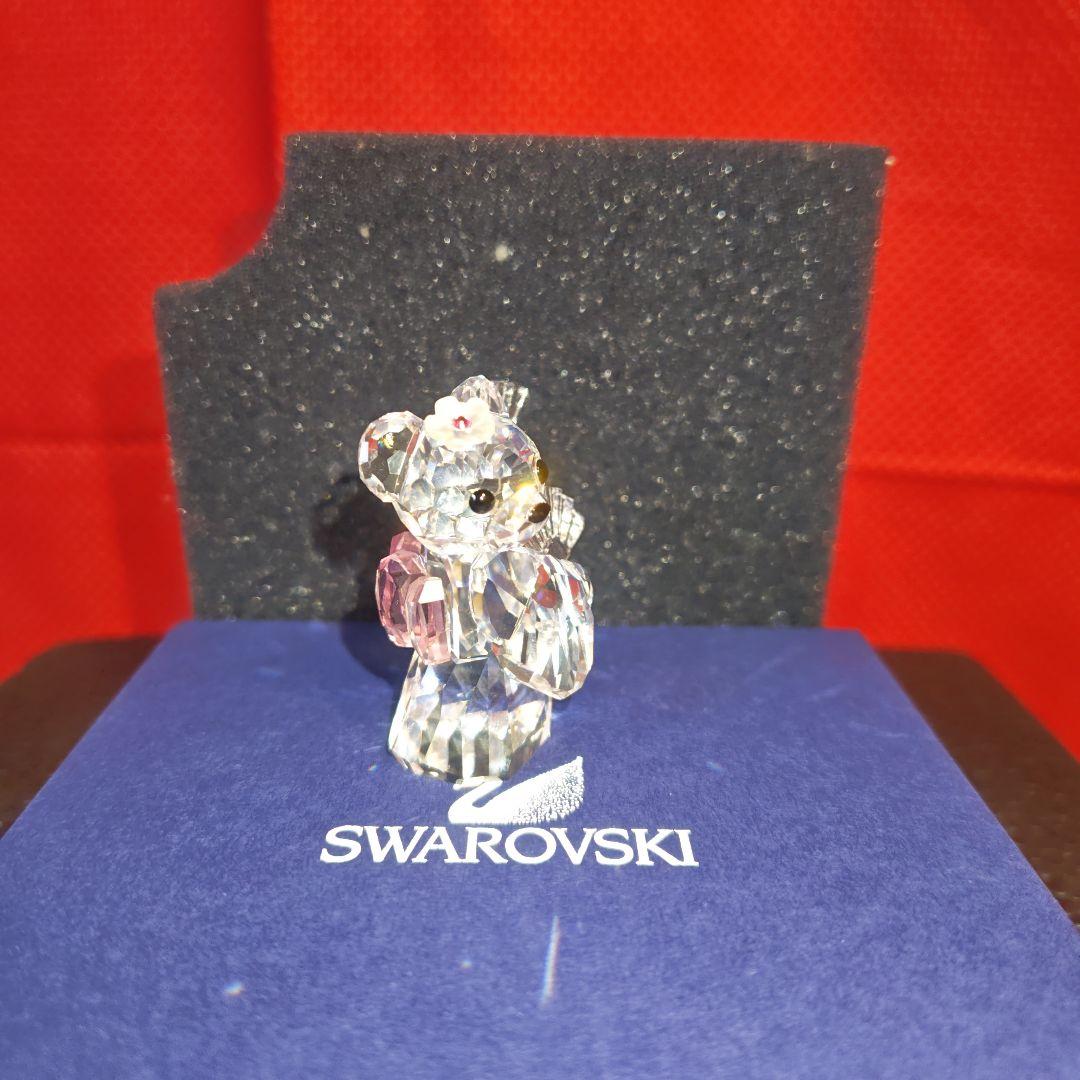 ❁*に様 Swarovski クリスタルベア 約4cm