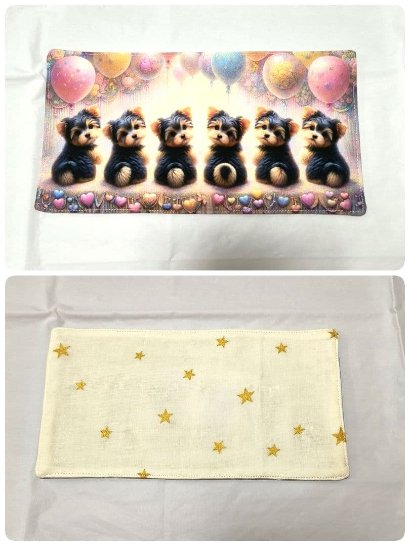 Yourelia様】ハンドメイドオーダー★女の子と犬★巾着&ポーチ&ハンカチ9点