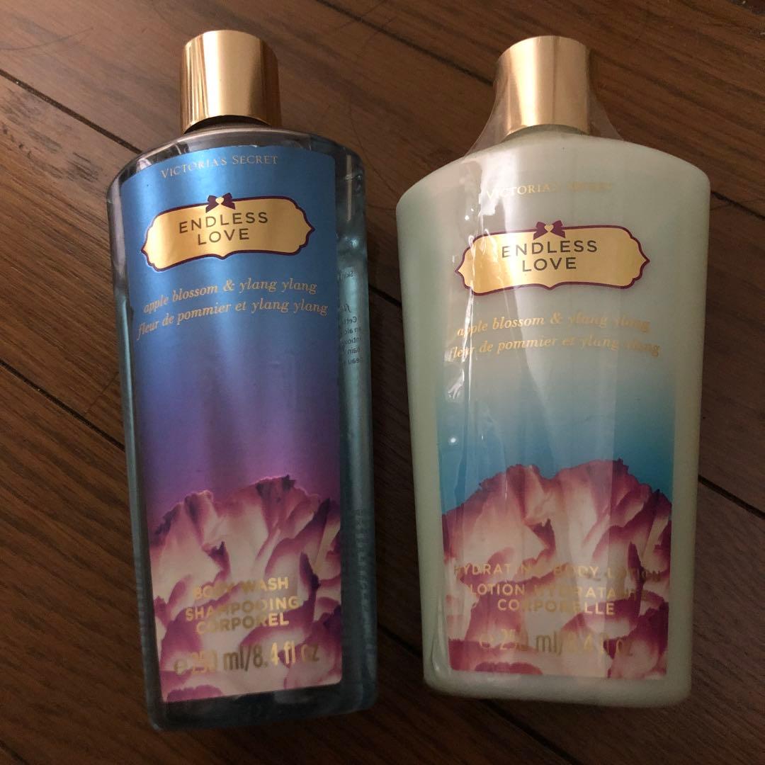 ヴィクトリアシークレット　エンドレスラブ　ボディローションとボディウォッシュ