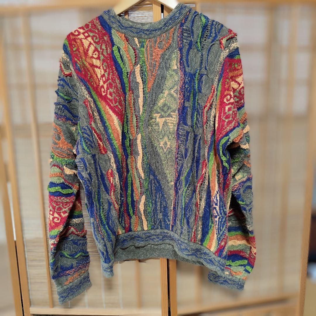 こ*ん様 COOGI Classic 3Dニット セーター リネン40% マルチ