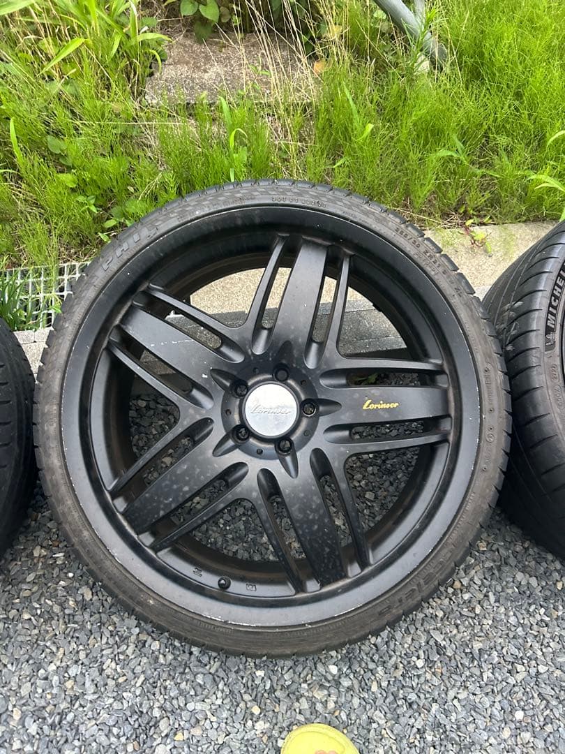 21インチ マットブラック ホイールセット