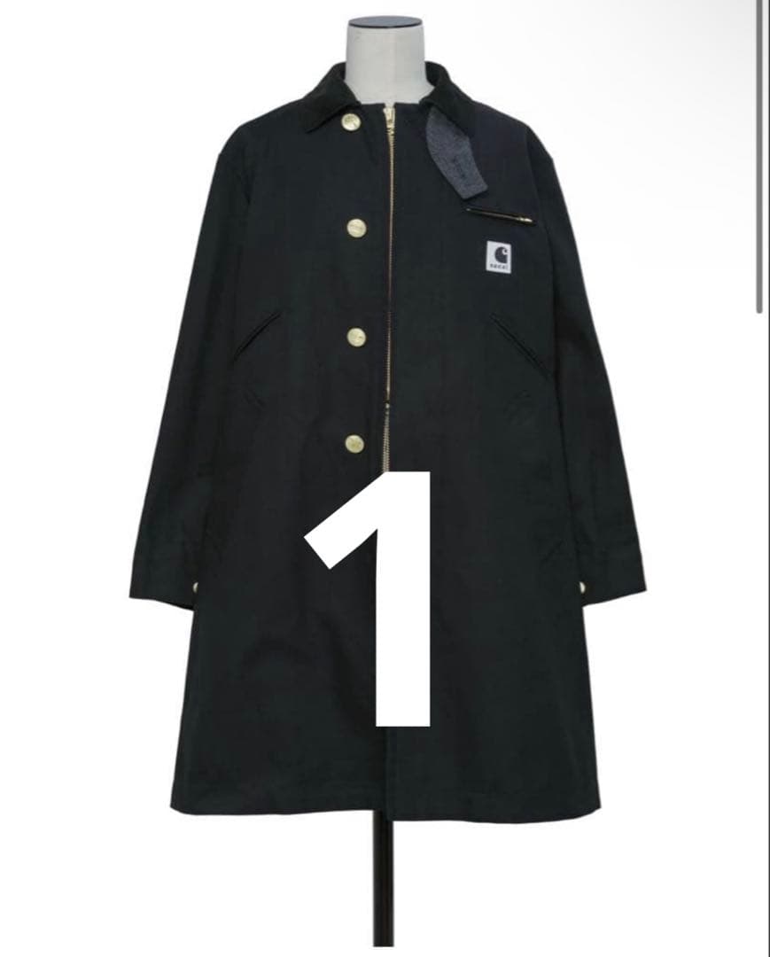 ジャケット・アウター sacai Carhartt WIP Duck Coat Black