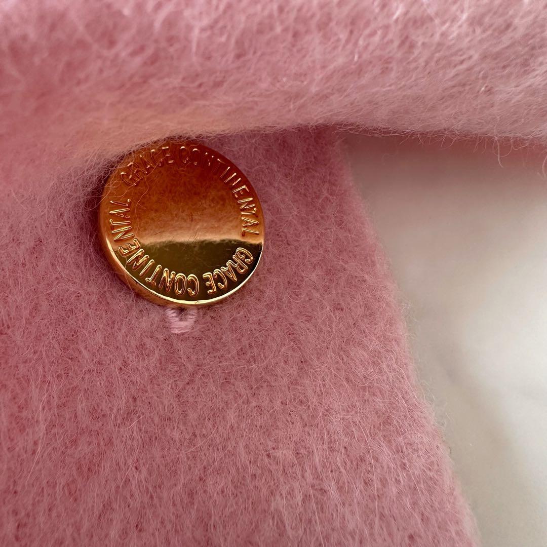 新品タグ付き グレースコンチネンタル シャギーフリンジケープ ストール ふわふわ