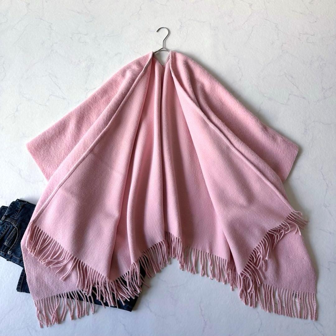 新品タグ付き グレースコンチネンタル シャギーフリンジケープ ストール ふわふわ