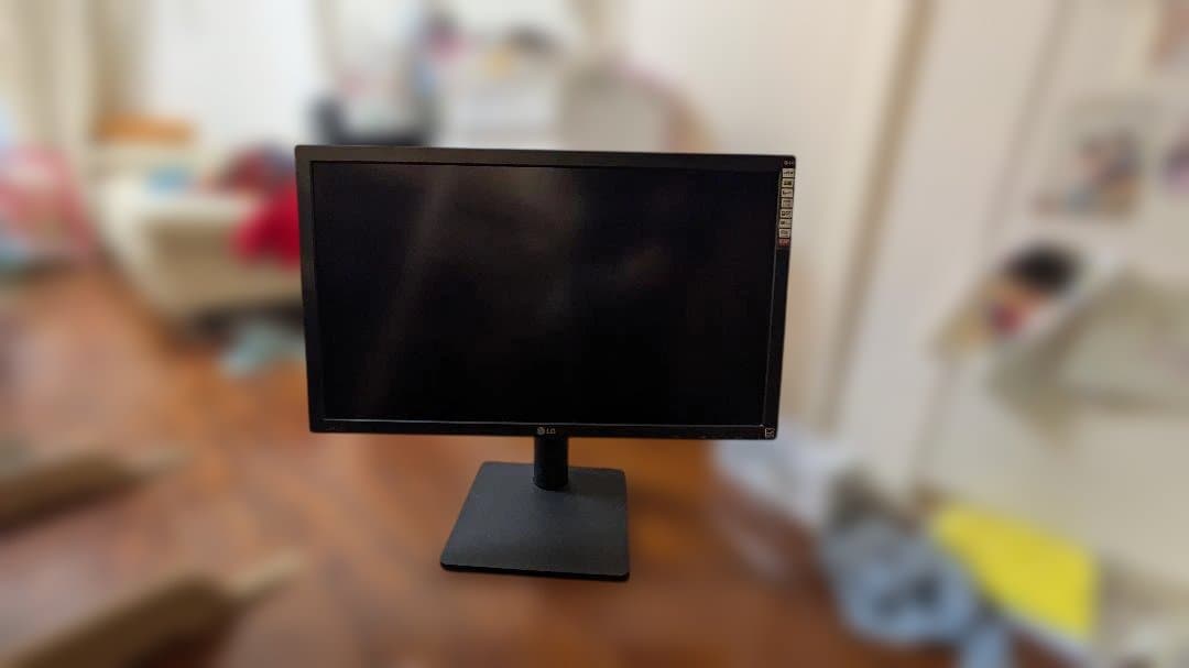 LG 4k 27型 ブラックディスプレイ 本体 ジャンク