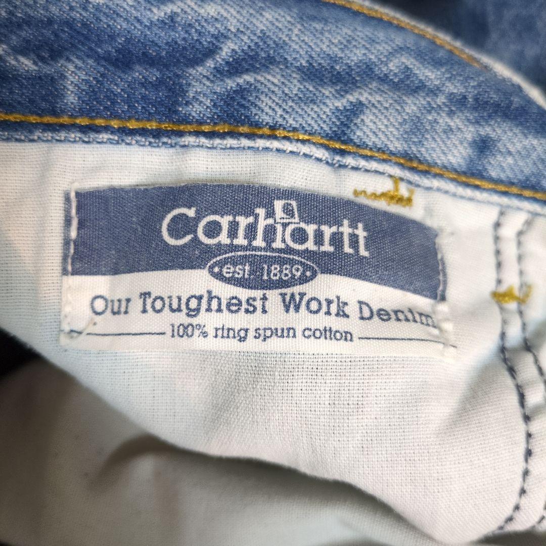 激レア90sアメリカ製カーハートペインターワークパンツ厚手デニムw40