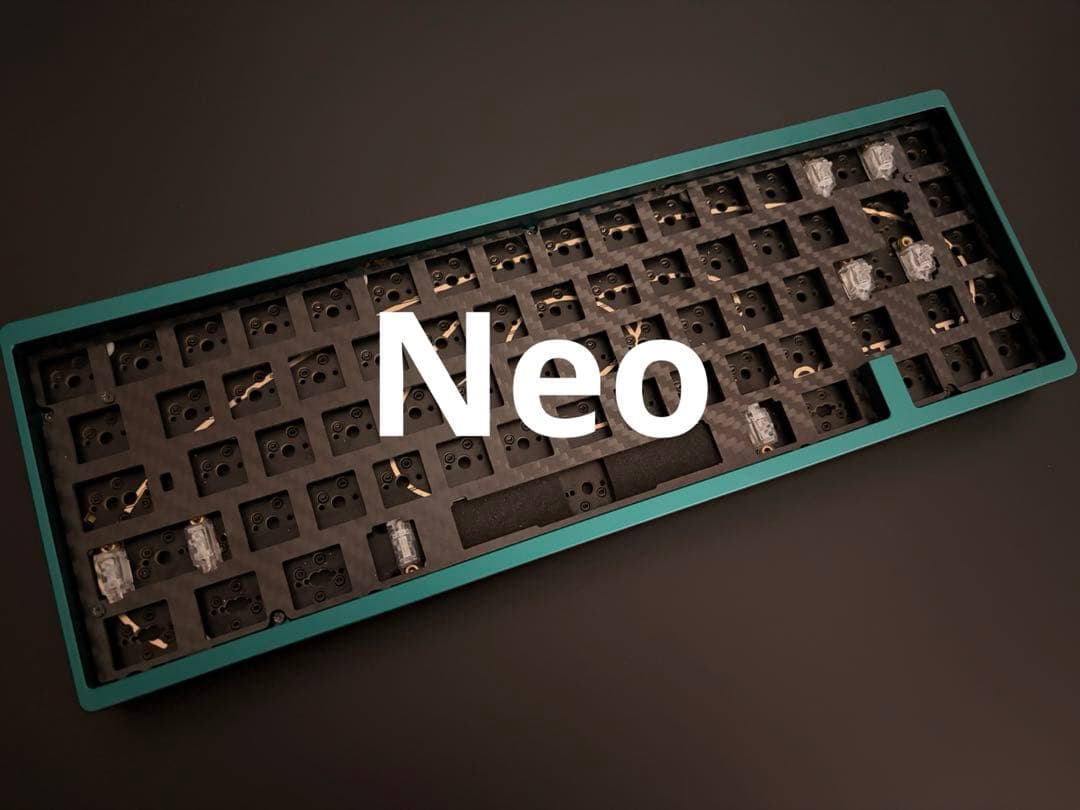 Neo65 cu Teal キーボード 自作キーボード