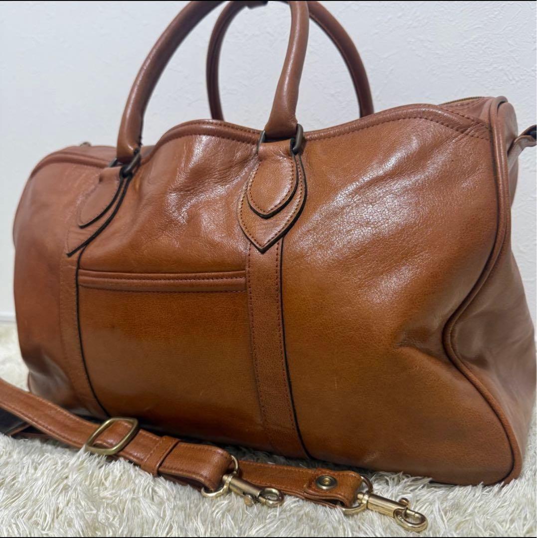 Porter バロン　ボストンバッグ　2way レザー　ブラウン　旅行　大容量
