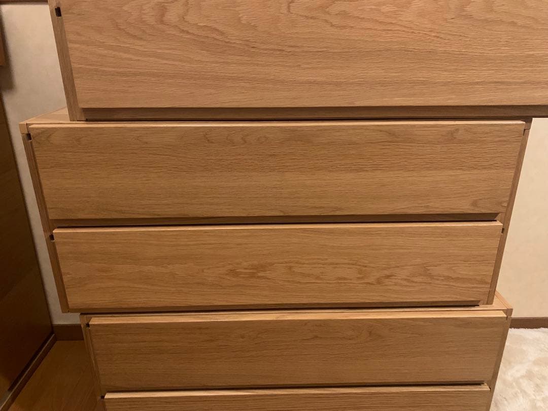 ②★無印★ユニットシェルフ★ ボックス★引き出し★オーク材★旧タイプ