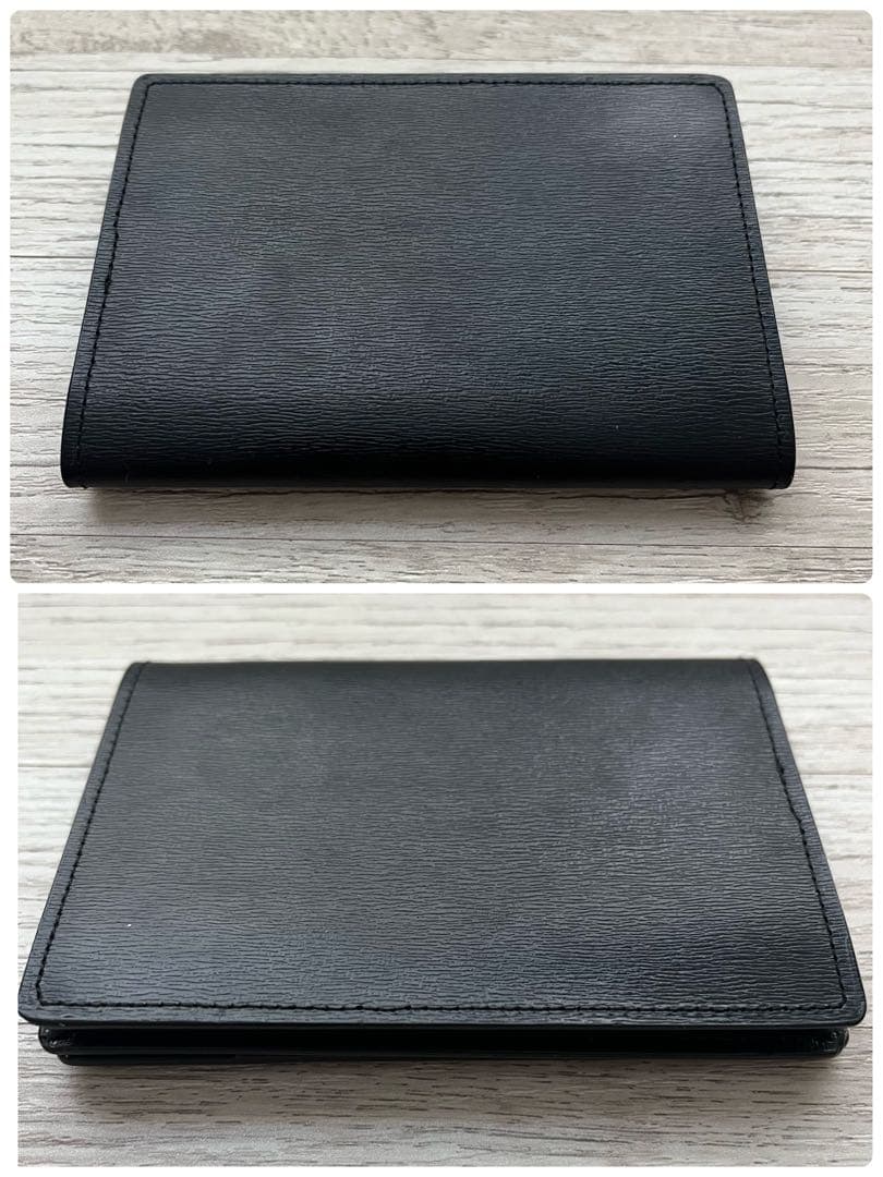 BURBERRY 黒 レザー 名刺入れ カードケース ID パスケース