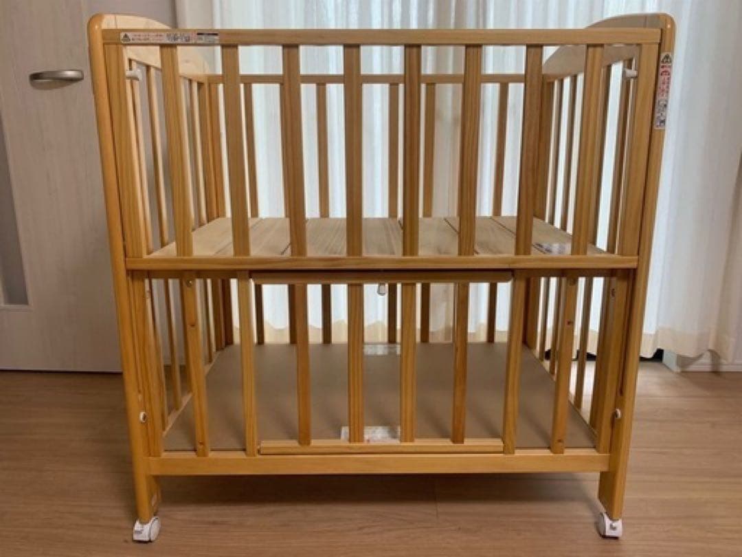 【直接取引限定】 KATOJI 木製ベビーベッド&リッチェルスヤリー
