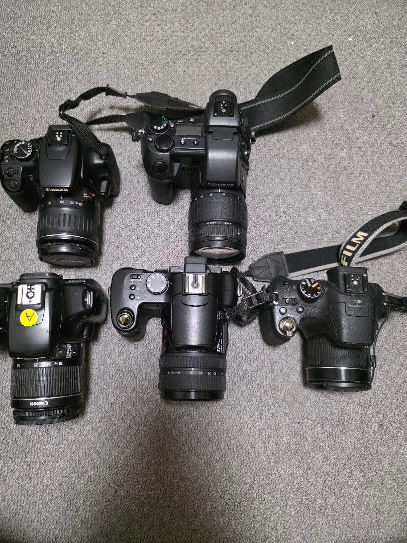 カメラ5点セット CANON OLYMPUS FUJIFILM PANSONIC