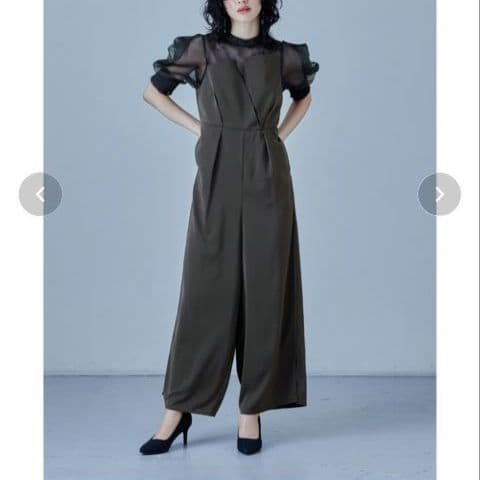 タグ付 LE’RURE イレギュラーカッター パンツドレス 結婚式 niana