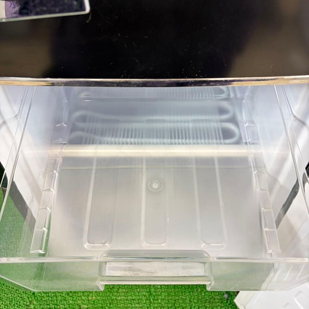 745レトロデザイン冷蔵庫！！　小型　一人暮らし　2ドア　右開き　ブラックカラー