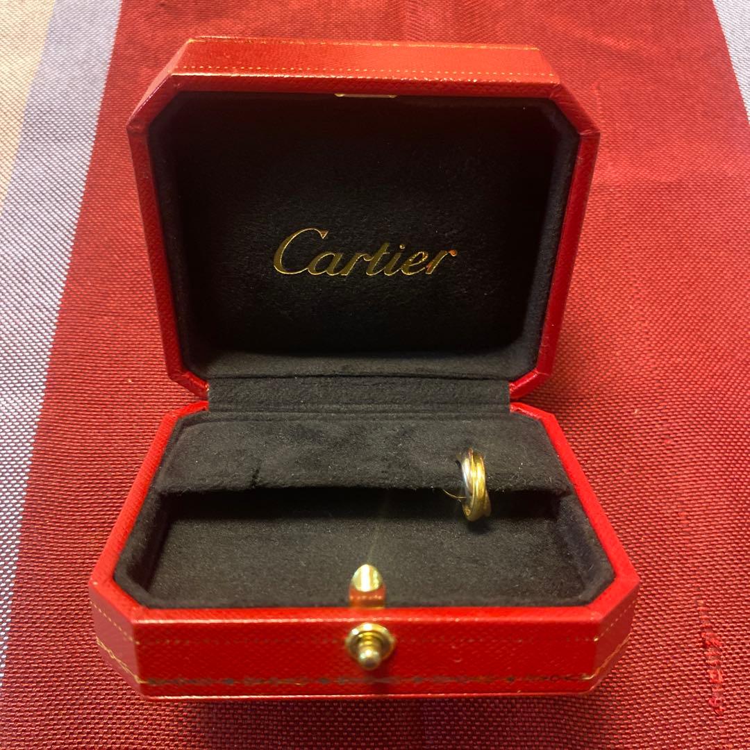 Cartier トリニティ ゴールド ピアス(片耳用) 専用ケース付き