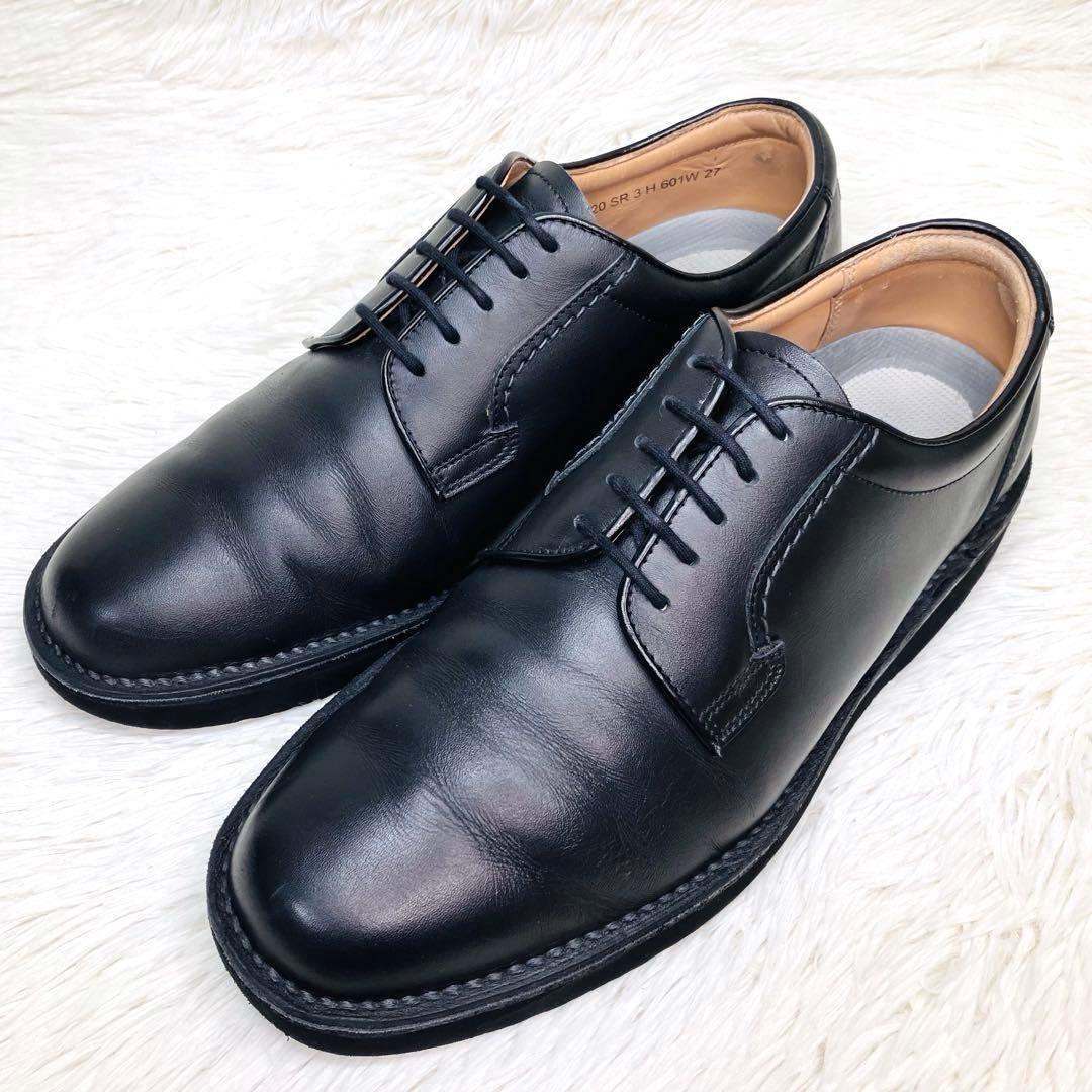 【美品】REGAL27㌢リーガルウォーカー 601W ストレートチップ ブラック