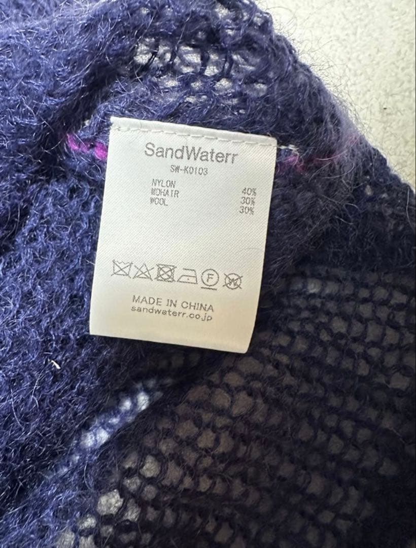 SandWaterr ボートネック　ニット　セーター　トップス　メンズ