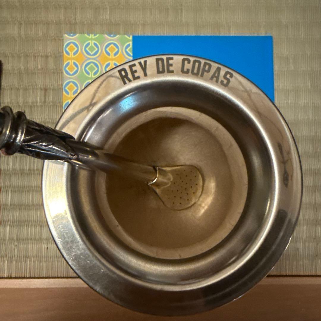 マテ壺、ボンビージャ、マテ茶葉3点セット