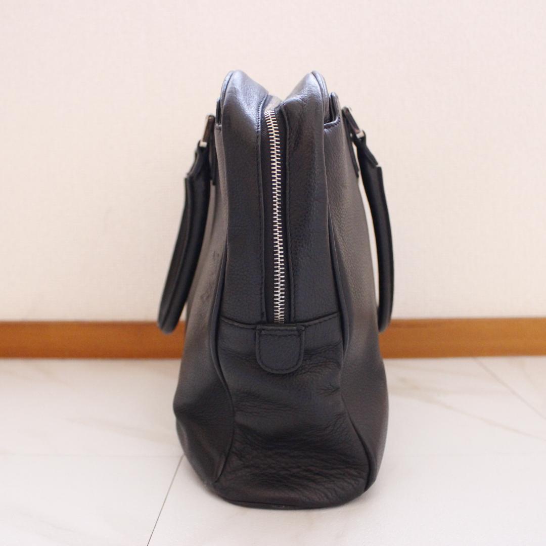 MORABITO ビジネスバッグ レザー ブラック 通勤用 トートバッグ