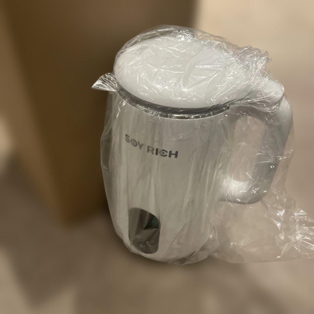 新品未使用　Shop Japanソイリッチ家庭用豆乳メーカー ホワイト(割引有)