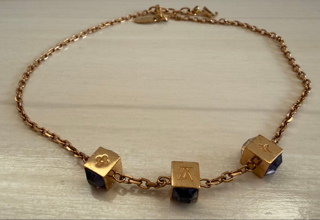 LOUIS VUITTON ルイヴィトン ゴールドチェーンネックレス