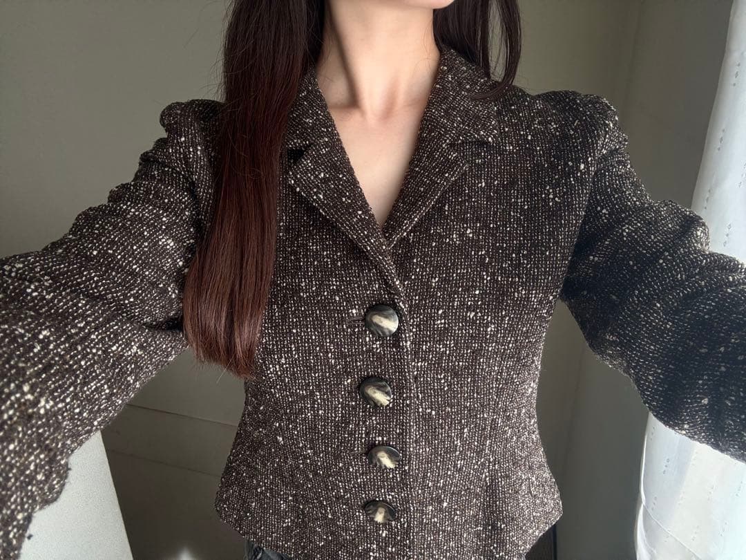 テーラードジャケット ブラウン size 38