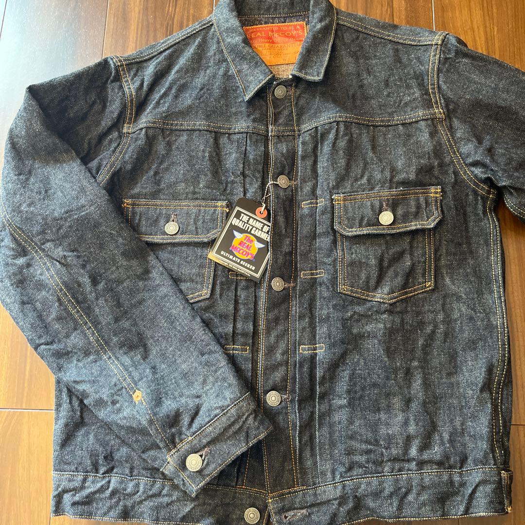 未使用　リアルマッコイズ デニムジャケット　セカンド　ブランケット