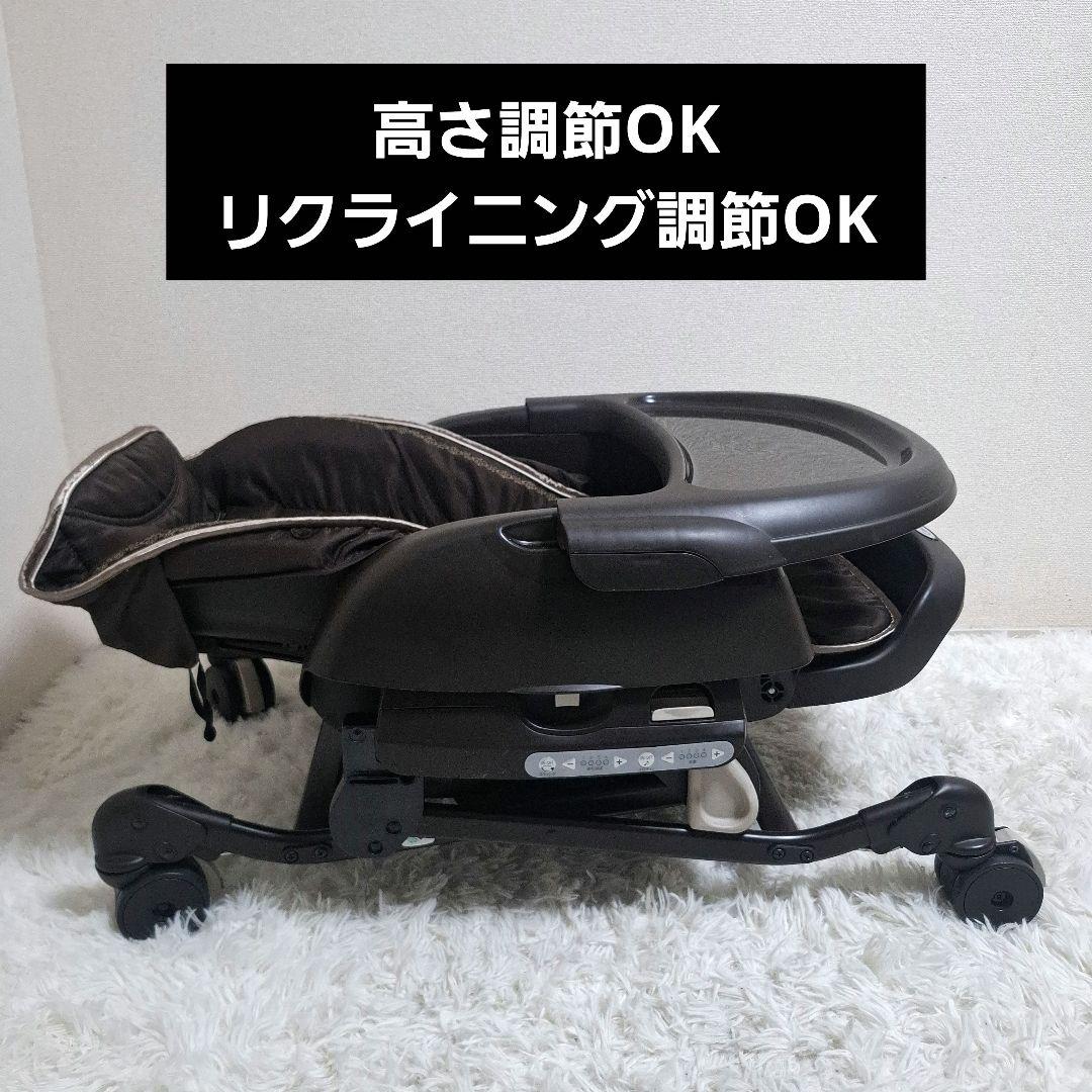 【送料無料】コンビ ネムリラ 4キャス 電動ハイローチェア 収納ボックス付き