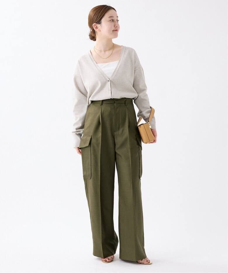 IENA イエナ カーゴスラックス カーキ