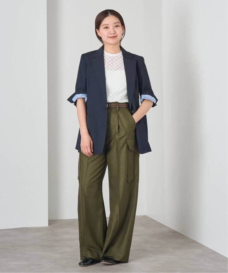 IENA イエナ カーゴスラックス カーキ