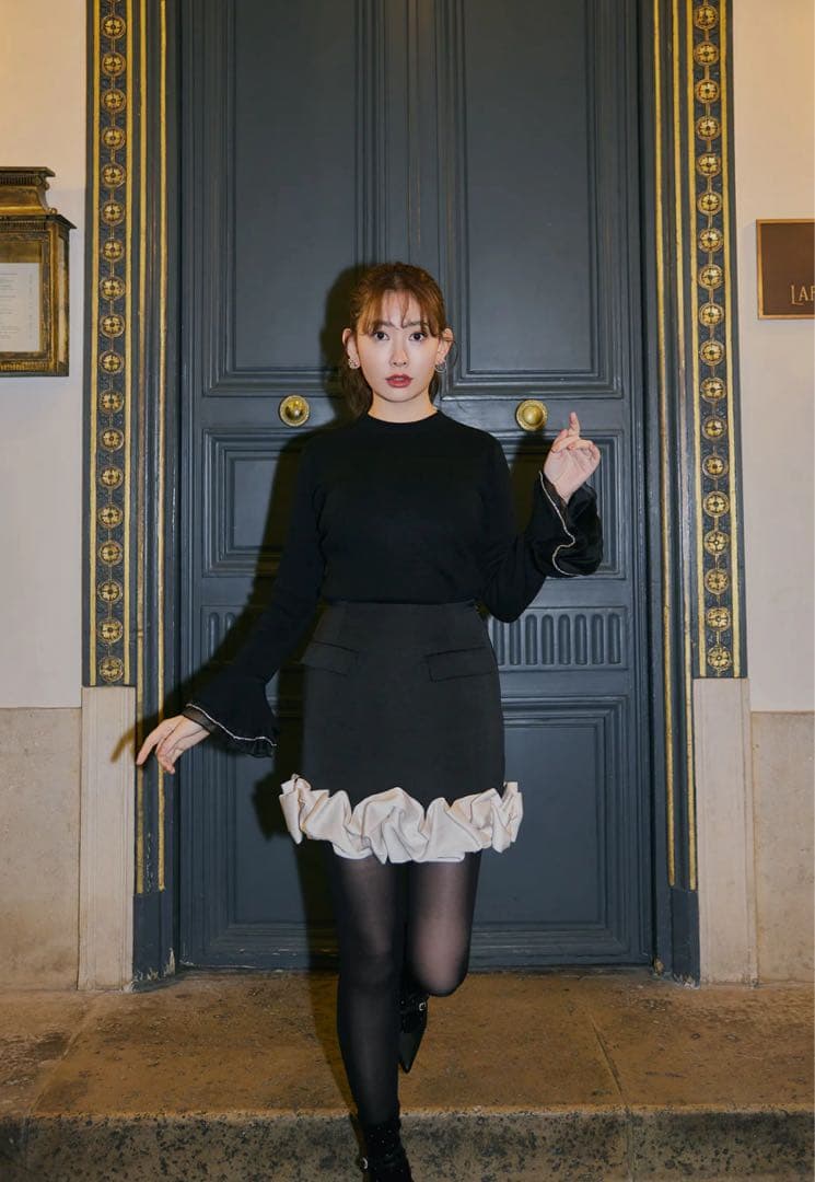 スカート Herlipto Volant Mini Skirt