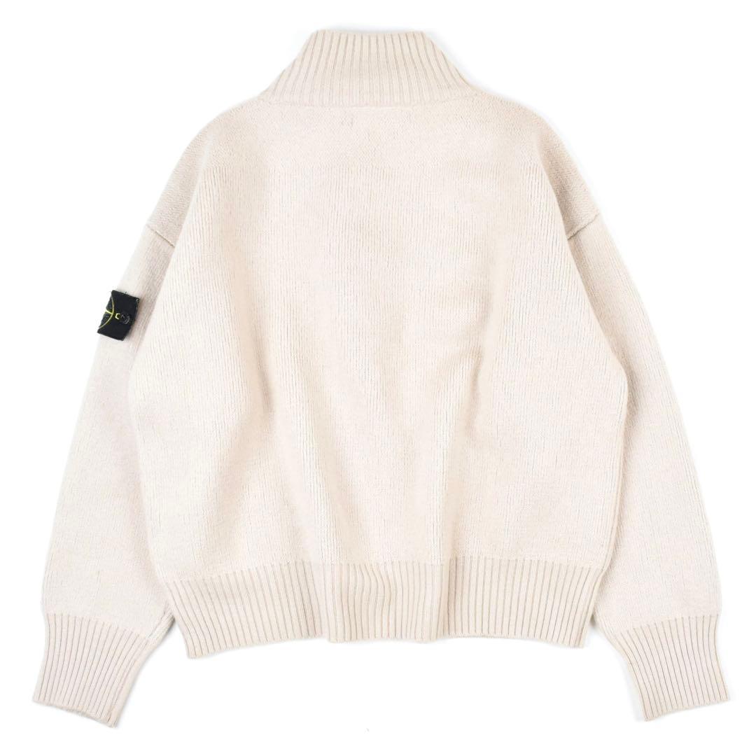 トップス 2003AW STONE  ZIP UP KNIT SWEATER