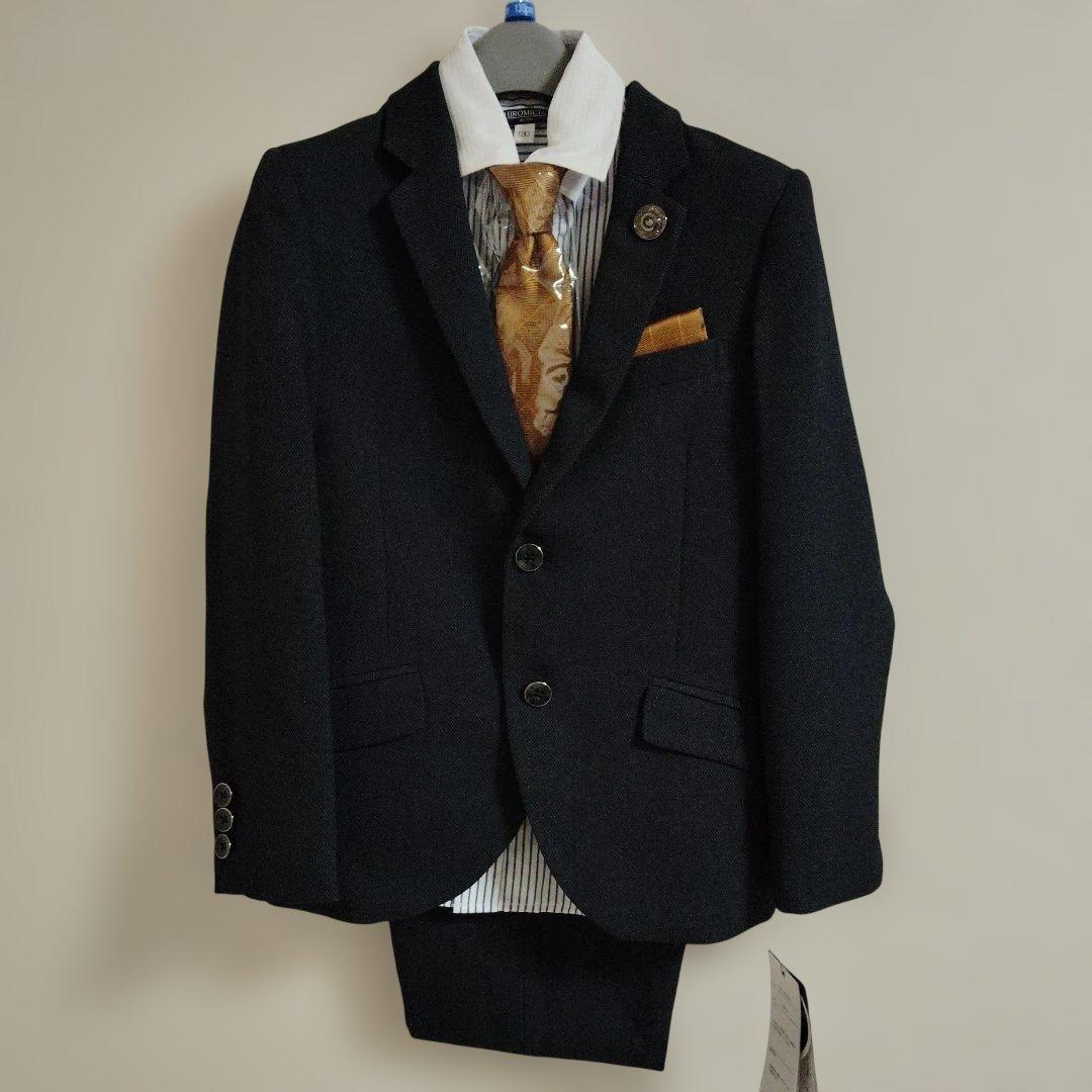 新品ヒロミチナカノ 130 男の子 フォーマル スーツ 入学式　卒業式　長ズボン