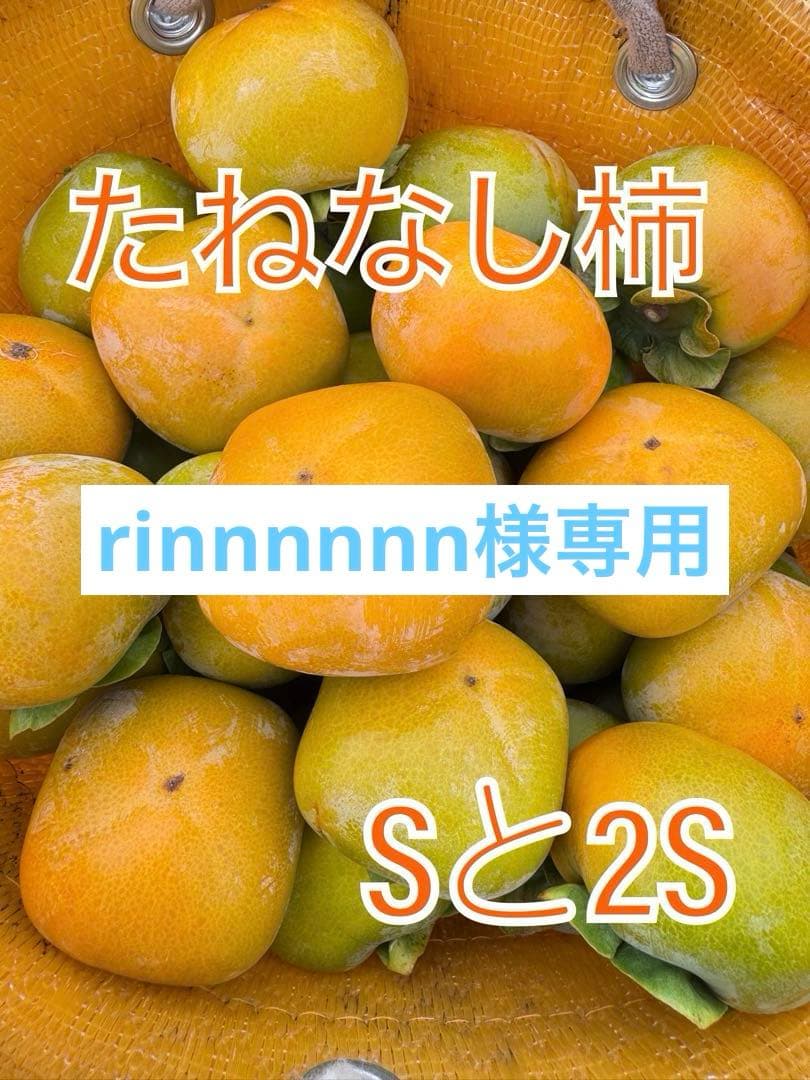 奈良県産たねなし柿 箱込み30キロ サイズSと2S家庭用