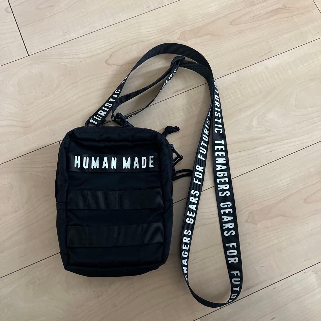 R*d様 HUMAN MADE ブラックショルダーバッグ