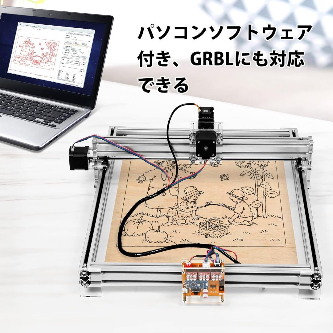500mw モジュール彫刻機 刻印機 高精度 木彫りフライス盤 木材彫刻 板彫刻