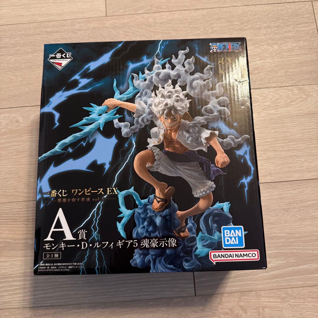 一番くじ ワンピース EX A賞 ルフィ 魂豪示像　オマケ付き