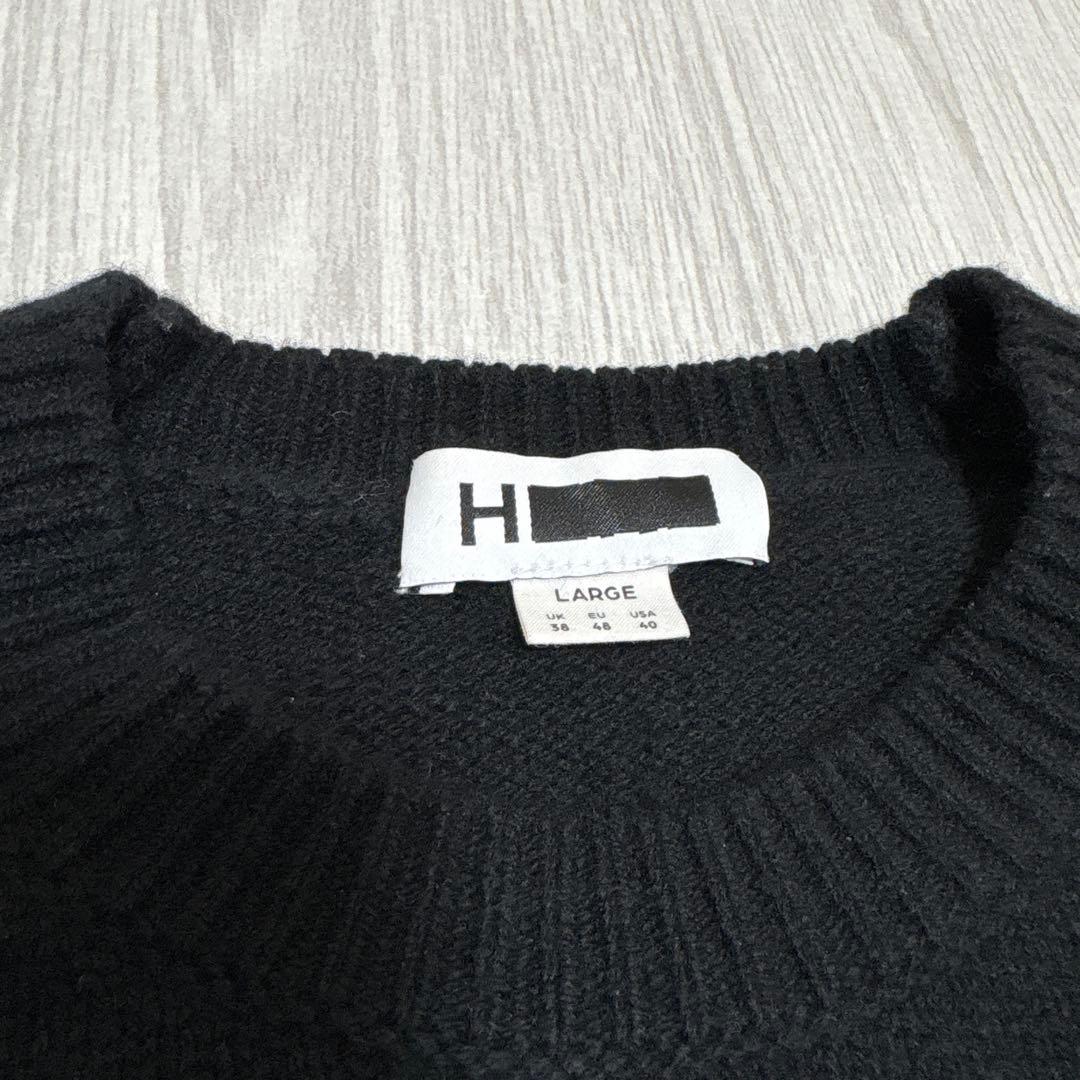 みずき H BEAUTY＆YOUTH ブラックニット L