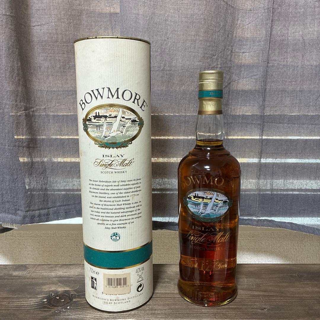 BOWMORE 12年 シングルモルトウイスキー 700mlカモメラベル
