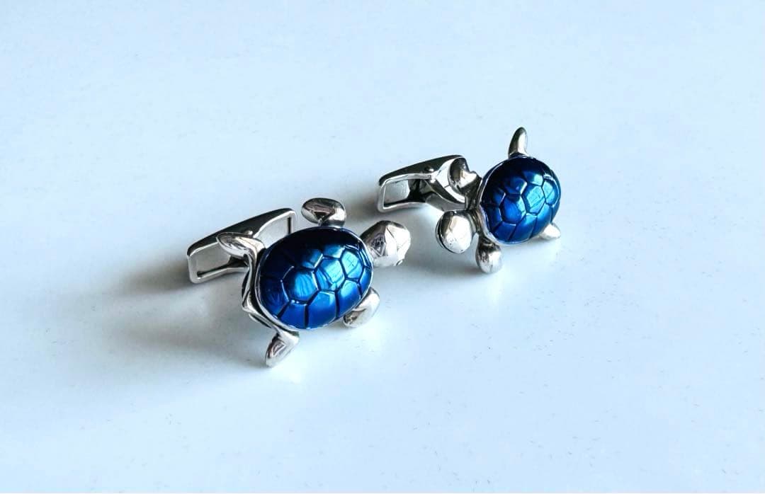 Dunhill AD925 シルバー カメモチーフ カフス & キーリング