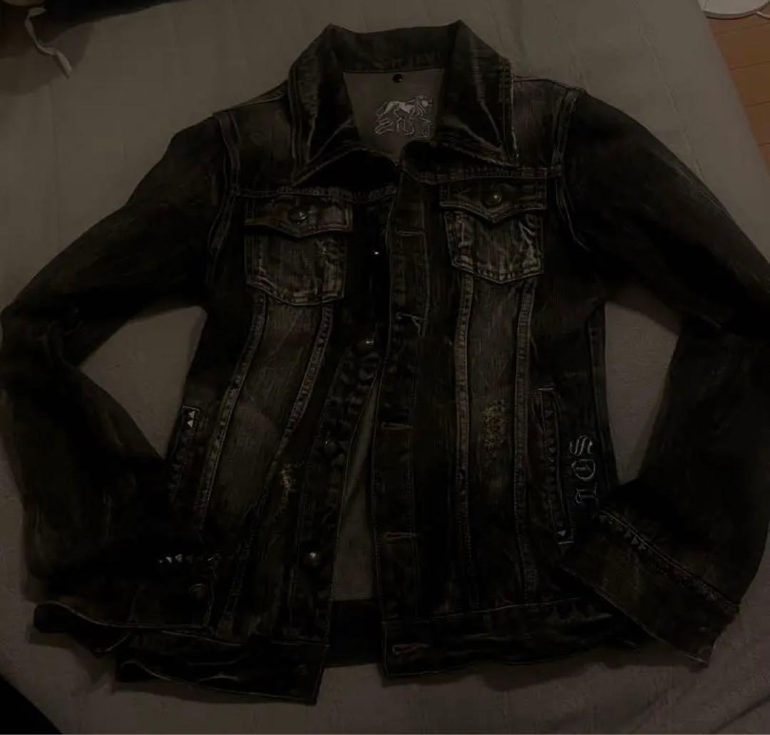 00s archiveVkei LUGASTdenimjacket鬼髭スタッズ